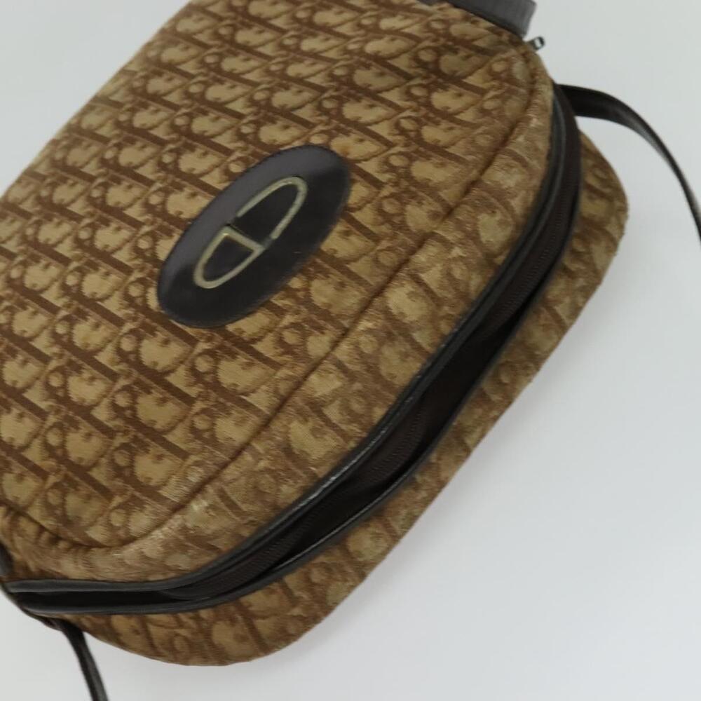 DIOR Trotter Canvas Shoulder Bag Brown - Picture 6 of 16